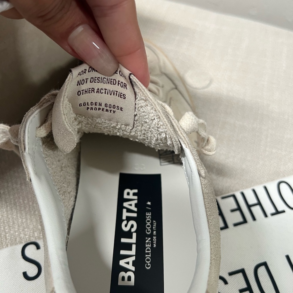 Golden Goose Tan Sneakers Low-Top Leather Suede - Picture 8 of 10